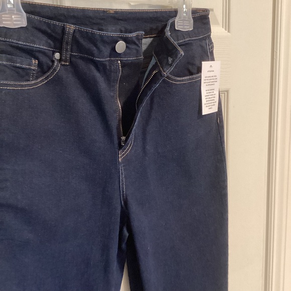 BLAIR DenimEase Classic 5-Pocket Jeans, Dark Wash, Size 10 - Picture 4 of 15